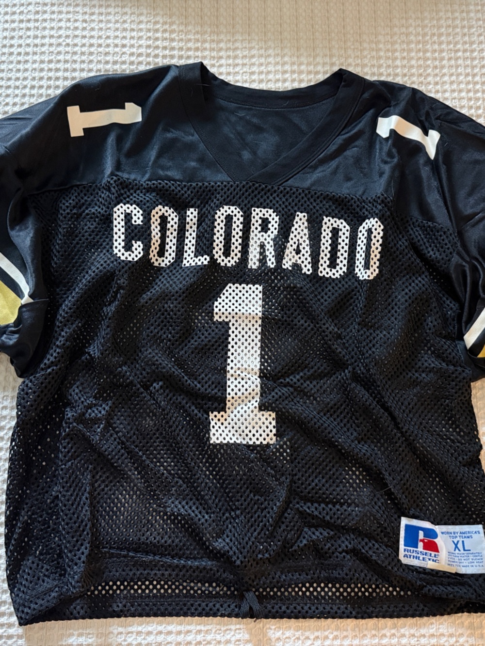 1990 Authentic Colorado Buffaloes Eric Bieniemy Jersey